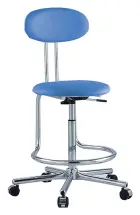 LS - 122 židle lékařská, koženka Oto N 15 blankytně modrá